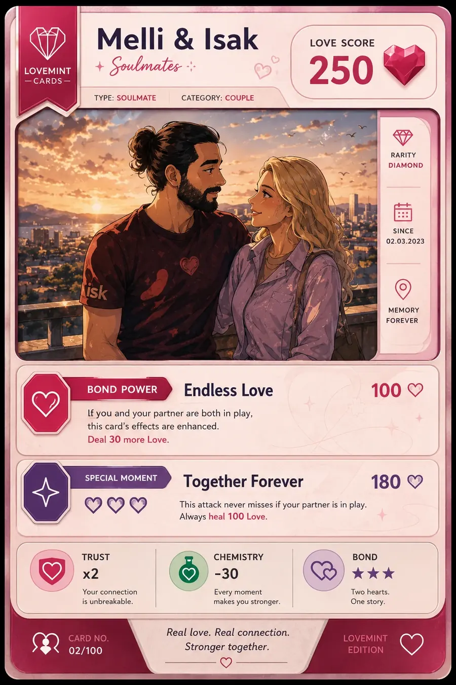 LoveMint Soulmates Karte